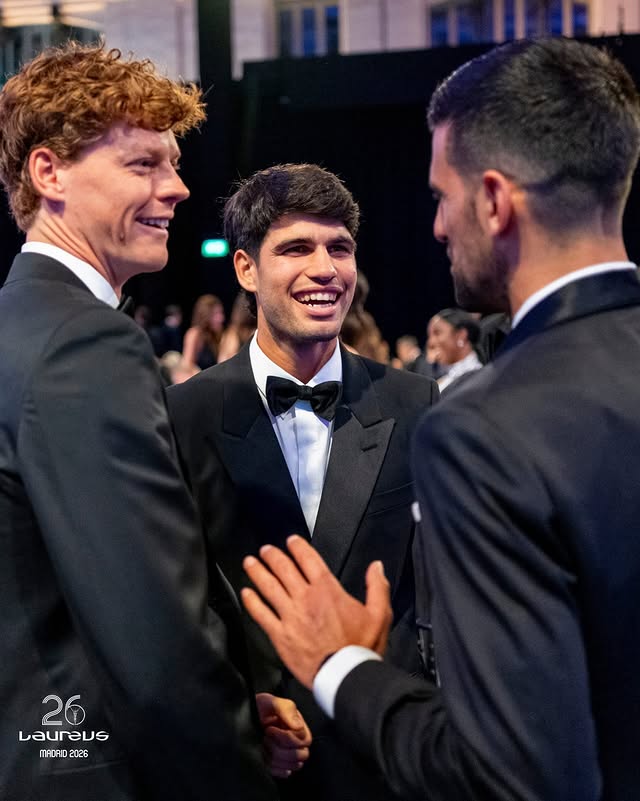 AlcarazCentral's tweet photo. Os melhores do tênnis....

📸: Laureussport https://t.co/HQKPNxfNNT