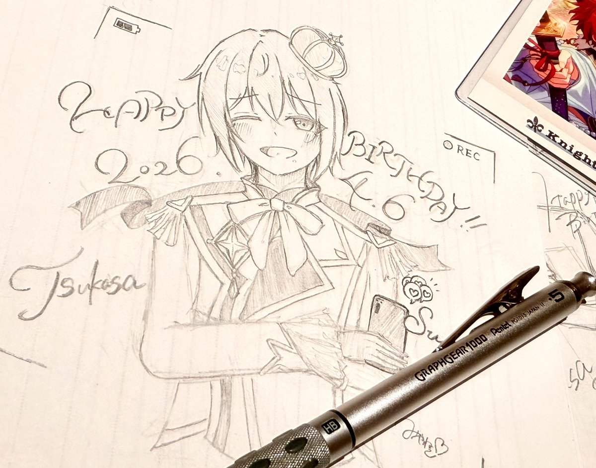 Not_kokoha's tweet photo. 「『Knights』の王さま・朱桜司くん（@ Tsukasa_S_Knights）、お誕生日おめでとう！生まれてきてくれて本当にありがとう！大好きな貴方に、これからもたくさんの幸せが訪れますように。お姫さまより、愛を込めて。」

🌸 Happy Birthday‼︎ Tsukasa Suou 👑
　　　　　　　2026.4.6
#朱桜司誕生祭2026 https://t.co/AhJGjKqAkU