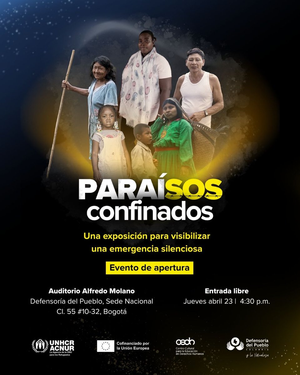 giolepri's tweet photo. El próximo jueves 23 de abril a las 4:30 pm realizaremos el lanzamiento conjunto de la exposición fotográfica Paraísos Confinados en la Sede Nacional de la Defensoría del Pueblo. ¡Todos invitados! https://t.co/d1gjbqFRBg