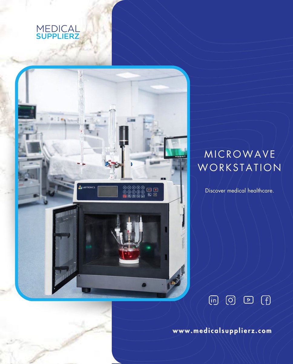 medsupplierz's tweet image. 🌐 Explore the full range of laboratory solutions, Microwave Workstation at 🩺 medicalsupplierz.com.

We connect you with the world's leading manufacturers to bring advanced technology straight to your facility. 🤝🏻
__________

#MedicalSupplierz #LabEquipment #Pathology