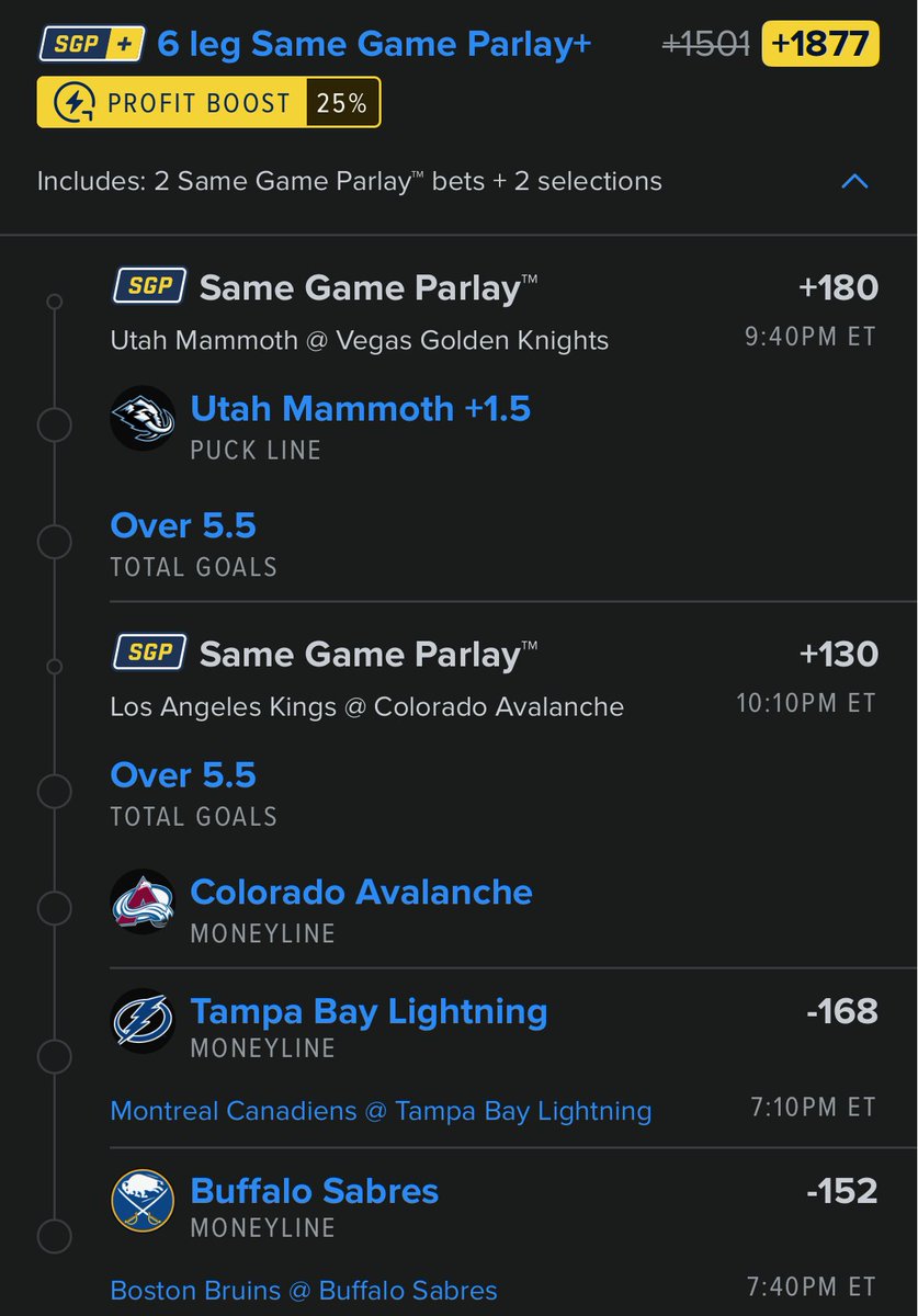 Lottolocks's tweet image. #NHL BOOSTED SCRIPT 👀🏒

@Playbook (link to tail in comments 🔗)