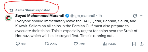 nadiakhaan's tweet photo. یہ دیکھیں پاکستانی صحافتی شدت پرست۔۔۔

آپ شیعہ بارے سچ لکھ دیں یہ لائیک تک نہیں دبائیں گے۔ 

اپنے فرقے والا دھمکی دے رہا ہے تو اسے ۔۔عبادت۔۔۔سمجھ کر ریٹوئٹ کر رہے ہیں۔ https://t.co/mxZOv4GgPg