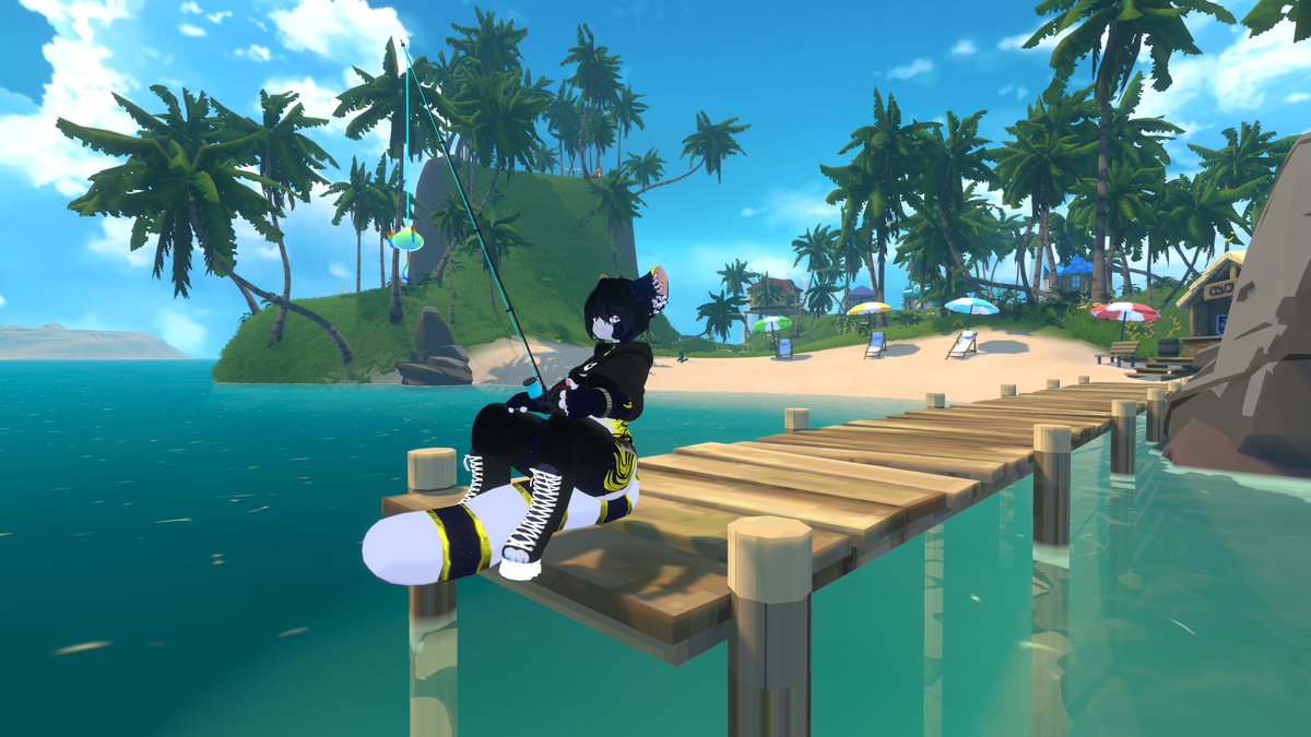 D0Herritt's tweet image. Come fish with me.
#VirtualPhotography #FishGame #VRChat
Fishing world created by Godfall, Avi model created by @bratbun3D (Texture work done by me)
