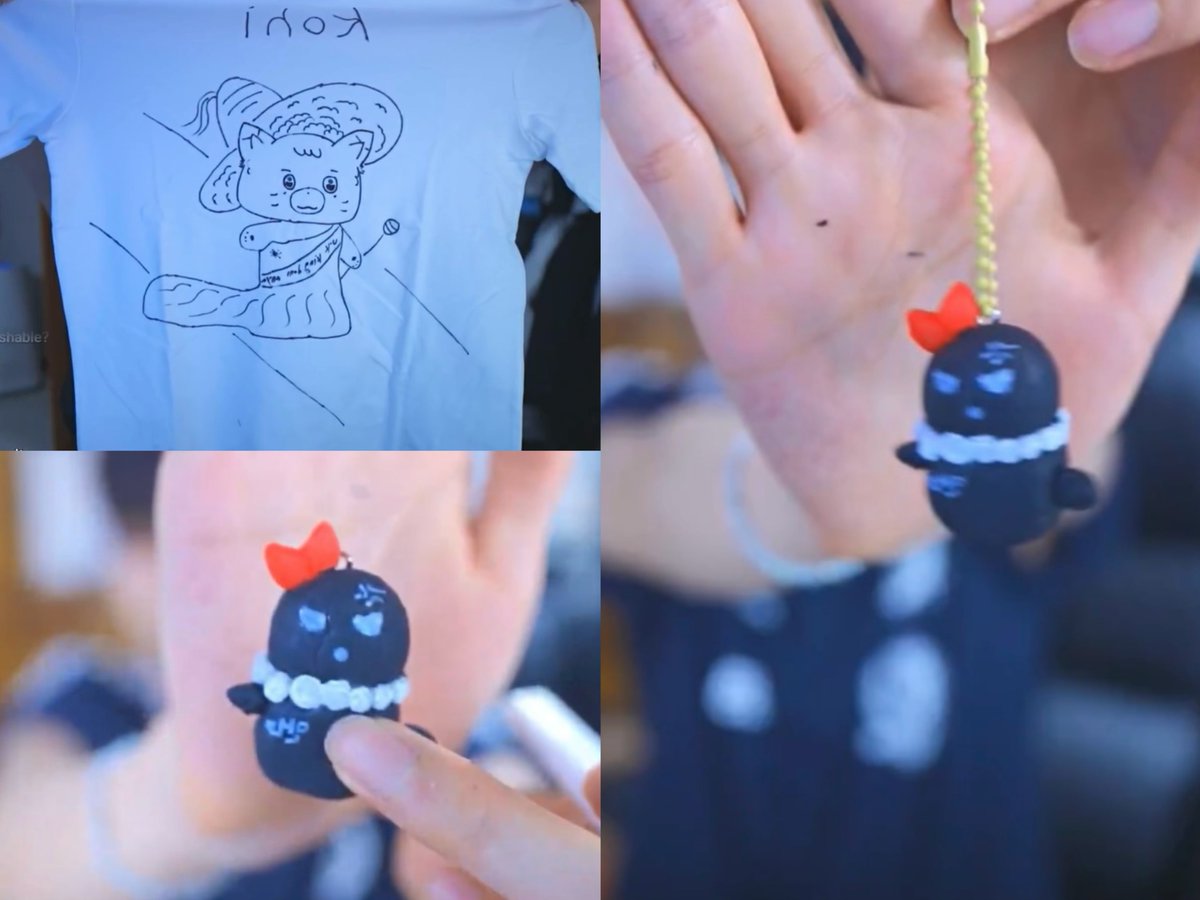 Congratulations to <a href="/AnyaD32698255/">Anya D</a>, truly! It’s such a lucky day. The keychain keeps improving and getting better and better~ the craftsmanship is improving so much. They’re really adorable. ♥️ #Kohi #Junghyun