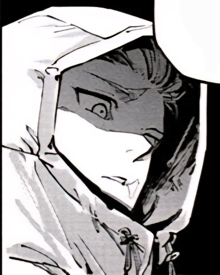 smutadori's tweet photo. ⠀⠀❝ Why would you be confused. I do know Fushiguro, he's one of my best friends. You on the other hand.  .  . ❞

Yuji stared at Yorozu silently, shadows continuing to block his face underneath his hood. https://t.co/fWN13Z1ECM