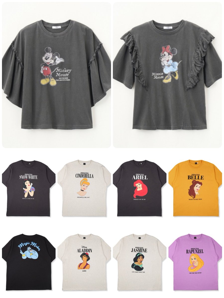 tdr_415's tweet image. ━━━━━━━━━━━━
#しまむら
✎𓂃4月22日　販売開始

オンラインストアにて、
ディズニーTシャツの新作が登場👕

shop-shimamura.com/disp/itemlist/…
#Disney