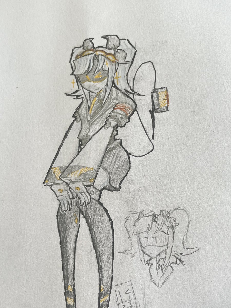 some bs i drew last night, my eraser failed me multiple times 💔