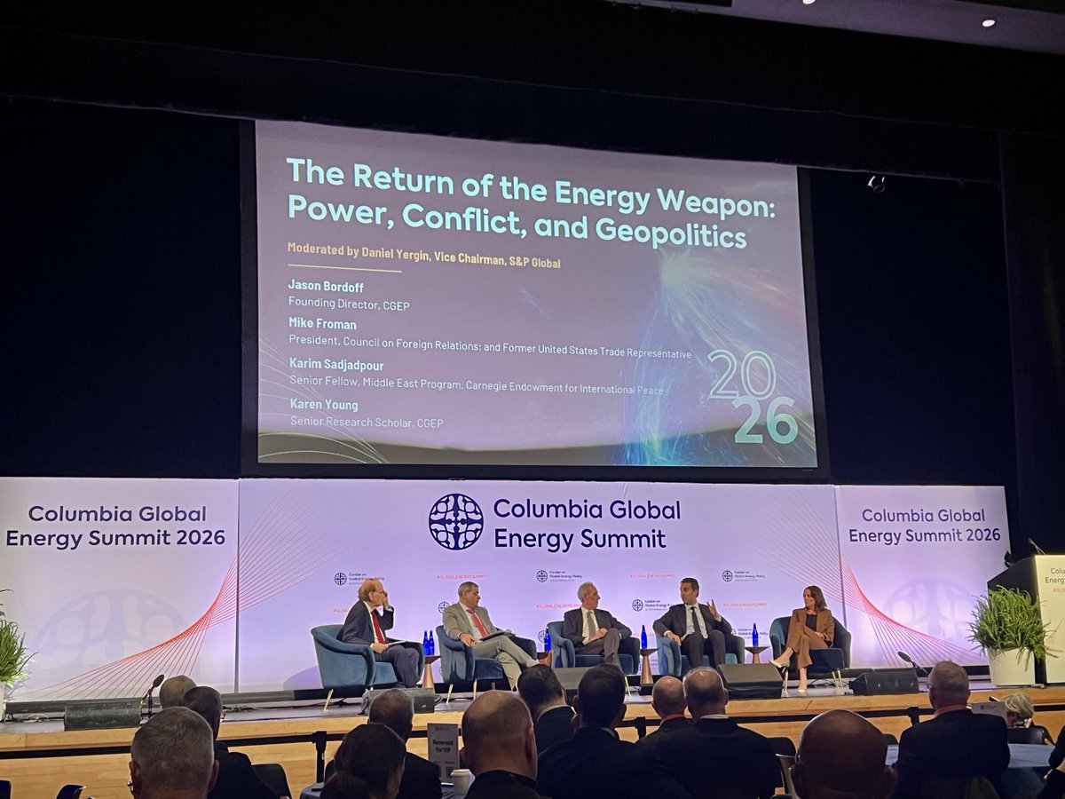 AndreiCovatariu's tweet photo. Very excited and grateful to be attending again @ColumbiaUEnergy fantastic #GlobalEnergySummit.

This year, the summit theme revolves around “Energy, Security, and Geopolitics in the New World Order”

Full and live broadcast is available here: https://t.co/aO2mun49MO https://t.co/DzQVjYTwHX