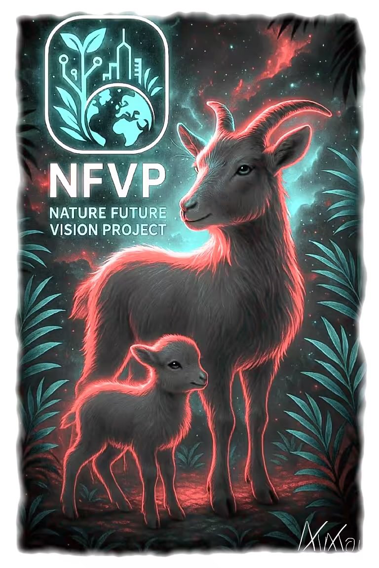 cyclesnature's tweet photo. To explain: I started producing NFTs in November 2024, and the idea, which I called Nature Future Vision Project - #NFVP, arose and grew without any prior knowledge and solely through the help of AI, seemingly controlled from above. I believe in all my Angels up there! #NFT #Art https://t.co/NDijuIRHCF