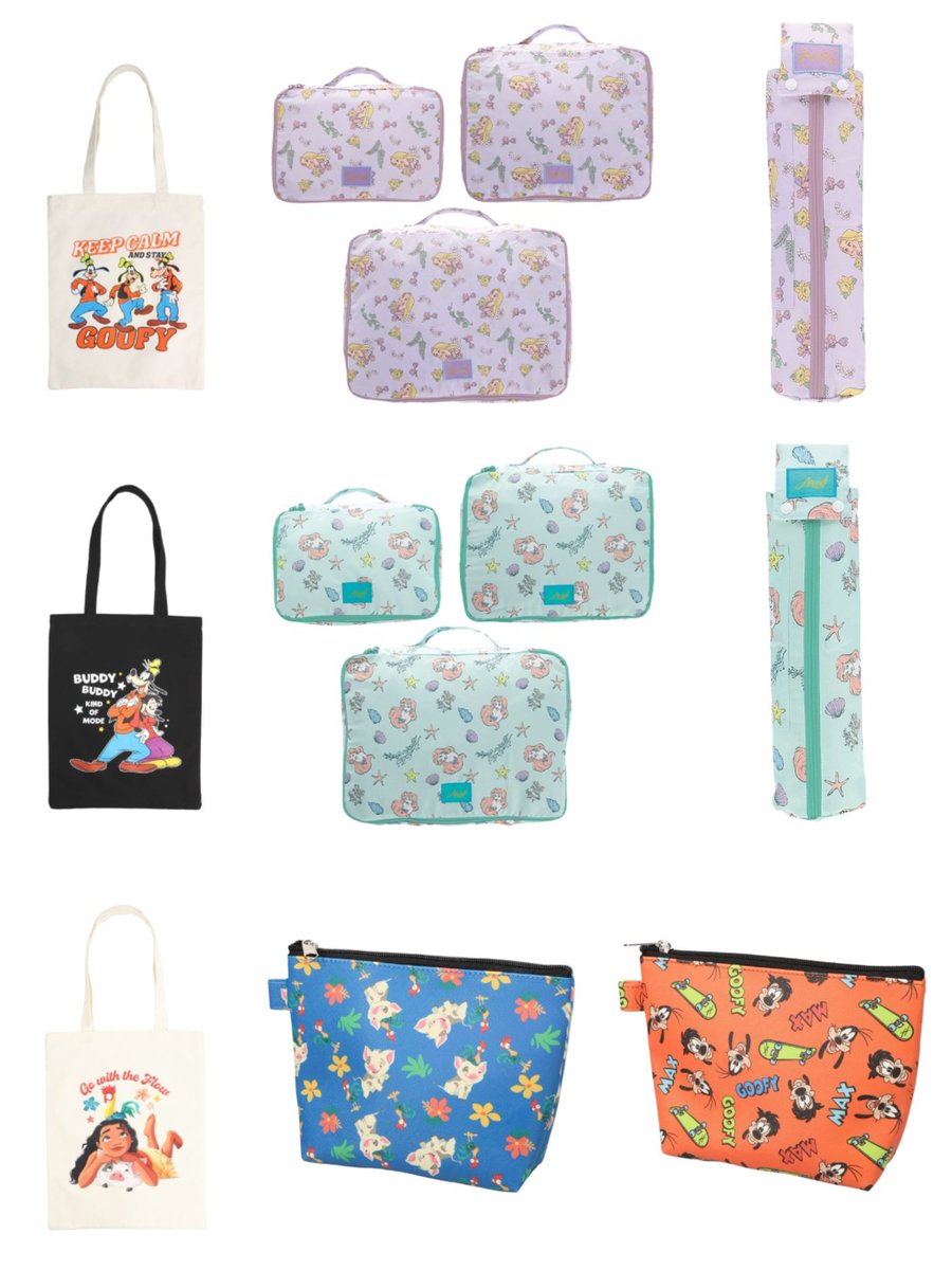 tdr_415's tweet image. ━━━━━━━━━━━━
#シャンブル
✎𓂃4月22日　販売開始

グーフィー＆マックスやモアナのトートや、アリエルやラプンツェルのトラベルアイテムなどが登場⊹˚.

shop-shimamura.com/disp/itemlist/…
#Disney #ディズニー