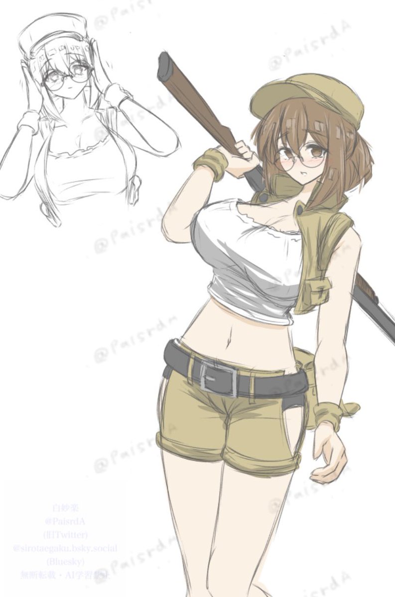 白妙楽@skeb募集中 tweet media
