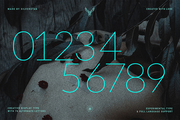 designeour's tweet image. Aurore experimental #display #type by SilverStag designeour.com/aurore