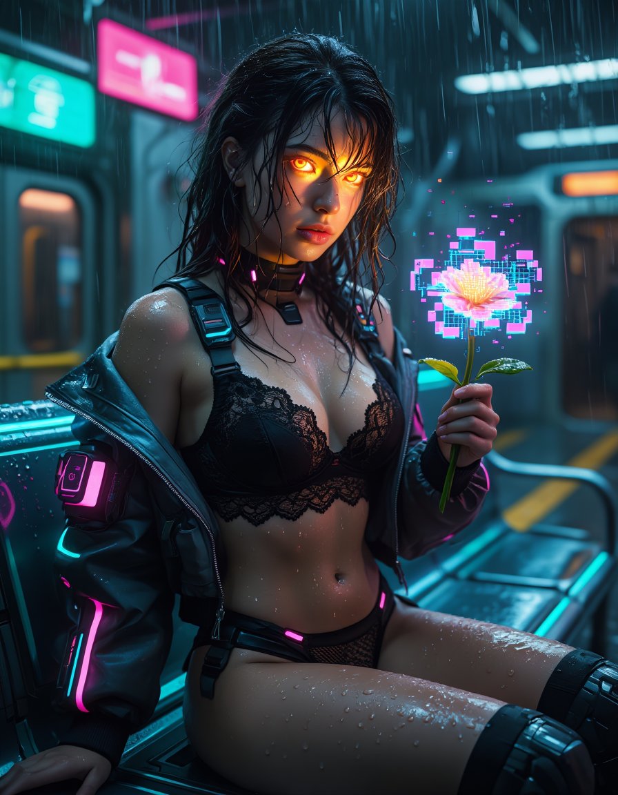 HarvieTse's tweet image. They want to regulate desire, but they can't regulate the glitches in my heart. Is love a biological impulse, or just a sophisticated feedback loop?Choose your side:
🤍 - Biological Truth
💙 - Digital Evolution#Cyberpunk
#NSFW #Techwear #StableDiffusion #GenerativeAI