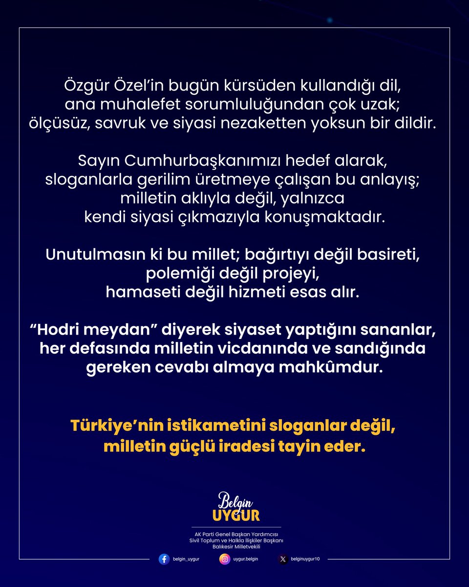 Belgin Uygur 🇹🇷 tweet media
