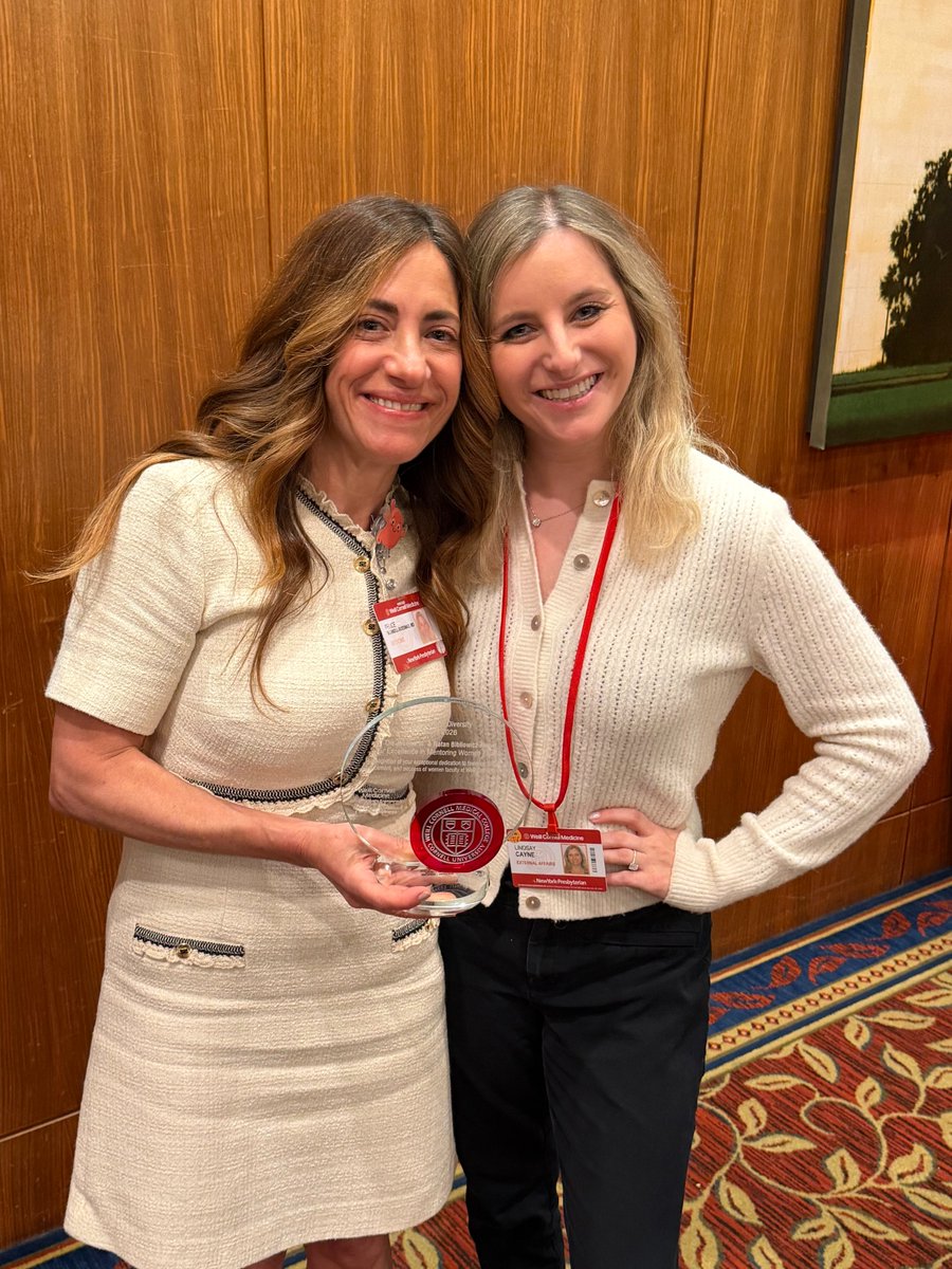 WCM_GI's tweet image. Congratulations to Dr. @FeliceSchnoll on receiving the 2026 Pioneers in Diversity Jessica M. and Natan Bibliowicz Award for Excellence in Mentoring Women Faculty! The award is an incredible recognition of her dedication to mentorship.👏

@WeillCornell @WCMDeptofMed #mentoring