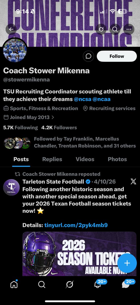 Coach Dylan Wagner tweet media