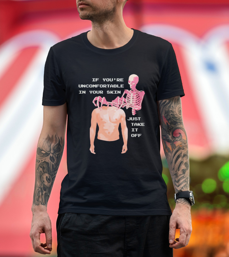 zereviabrand's tweet image. A simple question: What's your go-to way to express feeling uncomfortable in your skin? This pink skeleton tee really speaks to me. It’s such a vibe! Just love how Zerevia captures that sentiment. zerevia.com/product/t-shir…

#SelfExpression #Zerevia #FashionStatement