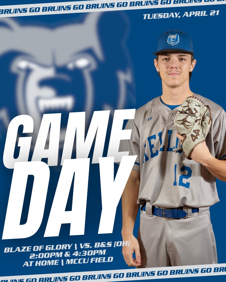 KelloggBruins's tweet image. ⚾️ @BaseballKellogg Blaze of Glory Game Day!
 
🆚 Bryant &amp;amp; Stratton College (OH)
🕑 2:00 PM &amp;amp; 4:30 PM EST
🏠 MCCU Field at Bailey Park
🔗Live Stats: web.gc.com/teams/JqEfeRyN…
 
#GreatDayToBeABruin  #KCCBaseball #BruCru