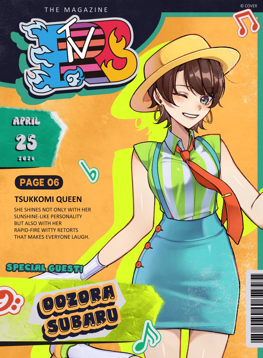 ERBtv 🎥GUEST 6 ANNOUNCEMENT! ✨
🪩Next up; Oozora SUBARU! <a href="/oozorasubaru/">大空スバル🚑ホロライブ 🍥</a>

⬇️
💄April 25th! youtube.com/live/PGppUhILu… 
⬆️

🎨 KEISEA

#ERBday2026 #BFKingdom