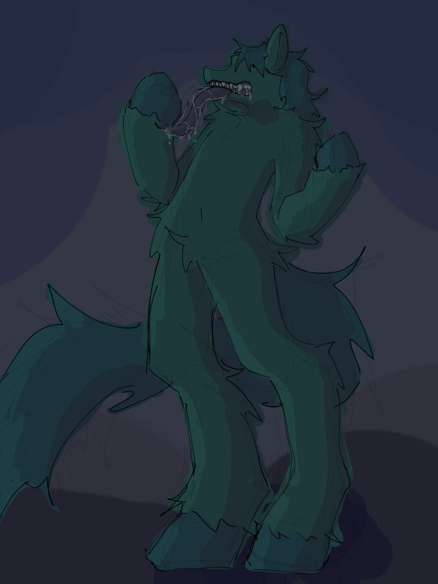 Salmon_fish1101's tweet image. 尖牙殭屍馬之類的
#art #horse