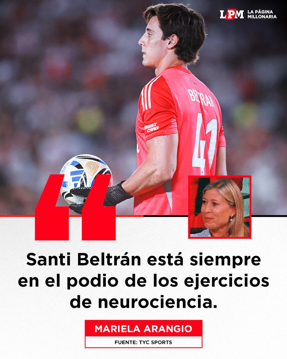 RiverLPM's tweet photo. Mariela Arangio, licenciada en rendimiento deportivo de River, elogió al arquero: "se destaca muchísimo". ¿De qué se tratan estos trabajos? De ayuda en la toma de decisiones, trabajo de concentración y el entrenamiento de habilidades perceptivo-cognitivas entre otras cosas.

Qué pedazo de arquero. 👏🧤