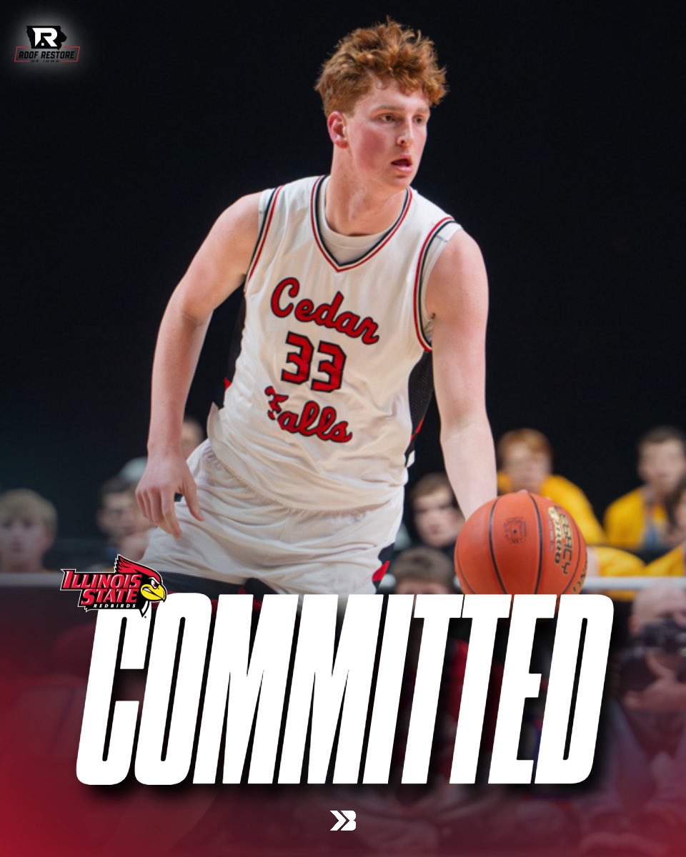 BREAKING: 2026 Cedar Falls 6’8 forward Leyton Wolf has committed to <a href="/Redbird_MBB/">Illinois State Men's Basketball</a>.

Wolf averaged 8.5 PPG, 6.7 RPG, and 4.4 APG for the undefeated 4A Champions. Shot 57.6% from three.

Had two huge threes for the Tigers that helped win them the title.

#iahsbkb Davin Bakerink