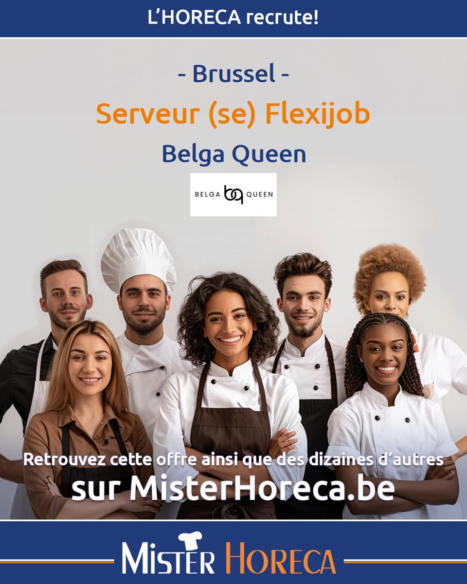 Emploi_Horeca's tweet image. #Job #HoReCa à #Brussel : #Serveur (se) #Flexijob

MisterHoreca.be/Offres-d-emplo…