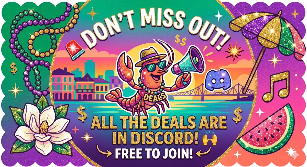 closetsamples's tweet image. Stop missing deals because of the algorithm! 🛑 Our Discord gets EVERY drop in real-time. 💸✨

Join for free to get:
🔥 Limited-time price drops
🎟️ Exclusive coupon codes
🎁 Every freebie from ClosetSamples

Join here: discord.gg/eE8fK7ZhEw

#deals #couponcodes #freebies #save