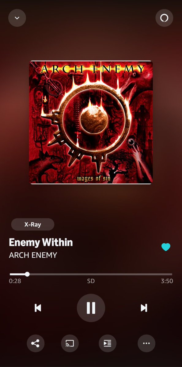 doublehelix1911's tweet image. まだARCH ENEMYの余韻に浸っているのですが、久々にライブでこの曲が聴けたのが嬉しかった。
多分20年ぶりぐらいにライブで聴いたと思います
ライブ終盤で演奏されて、感動して震えましたよ。
時が過ぎても色褪せない名曲ですね

ARCH ENEMY
ENEMY WITHIN
#NowPlaying