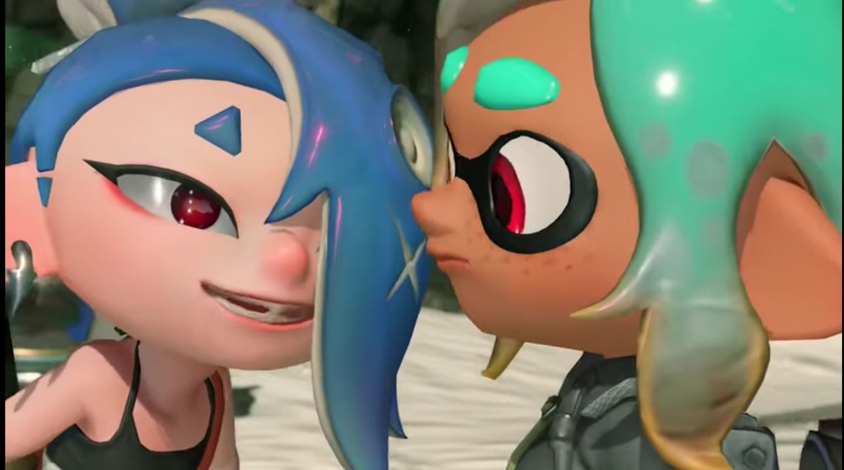 WolfSquid's tweet photo. Mi hermana acercándose a hablarme bonito para que le dé de mis papas cuando sabe que no le voy a dar

#Splatoon #splatoonriders #meme #Splatoonmeme https://t.co/BYNLkgrIXi