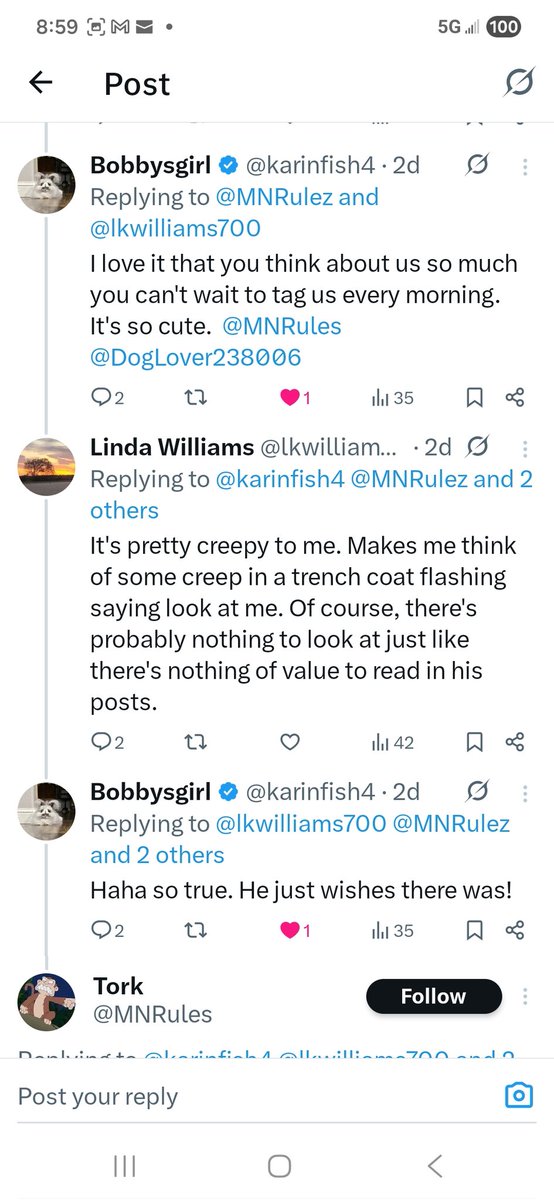 Linda Williams tweet media