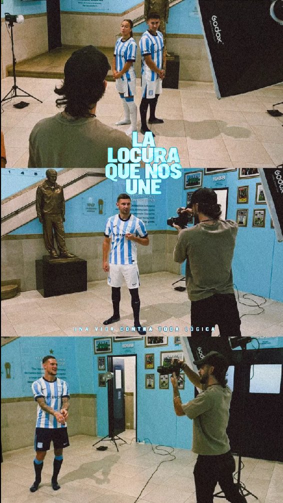 elprimer_grande's tweet image. 📸 El backstage de las fotos institucionales de #RACING que retrató Iván Amato.