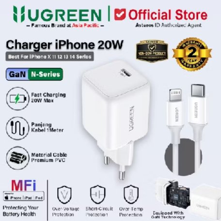 shshshaul's tweet image. Charger UGREEN MFi, solusi biar batre iPhone awet! 🔋✨

​Fast charging, aman, dan build quality juara. Gak perlu gonta-ganti kabel lagi.

​Cek di sini: s.shopee.co.id/AKWp9RmjIb

​#RacunShopee #UGREEN #iPhone