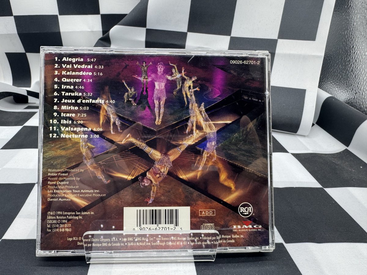 WilliamJGraham's tweet image. Check out Alegría by Cirque du Soleil (CD, Sep-1994, RCA) ebay.us/m/Lcja11 #eBay via @eBay 
"Alegría" by Cirque du Soleil is a multicolored CD in a standard jewel case, featuring a 61-minute album of world music and soundtracks &amp;amp; musicals. Produced by Robbi Finkel, this