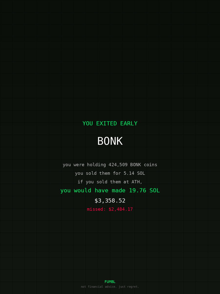 markcmeyer's tweet image. just checked fumbledbags.com bro actually coulda had a fat bag on $BONK 

6FtjifEHAN1isfqR7kkunwtgVqHb7bdC9hkgXQbPmpPo
#rainbow 
#window