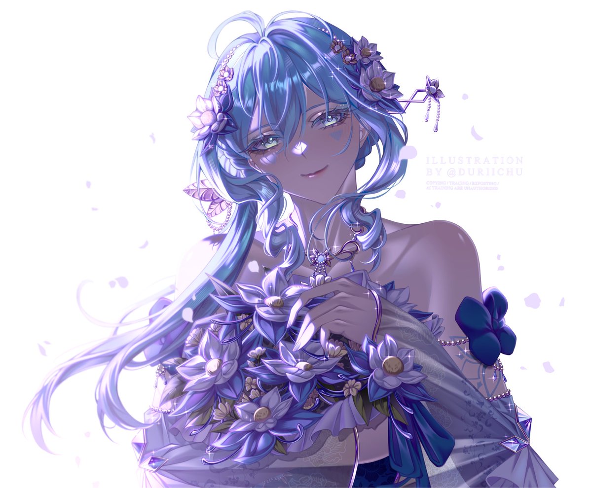 duriichu's tweet photo. #genshinoc #yumetwt 
oc belongs to @emaryszero 🩵 https://t.co/vihNb6Pt6V