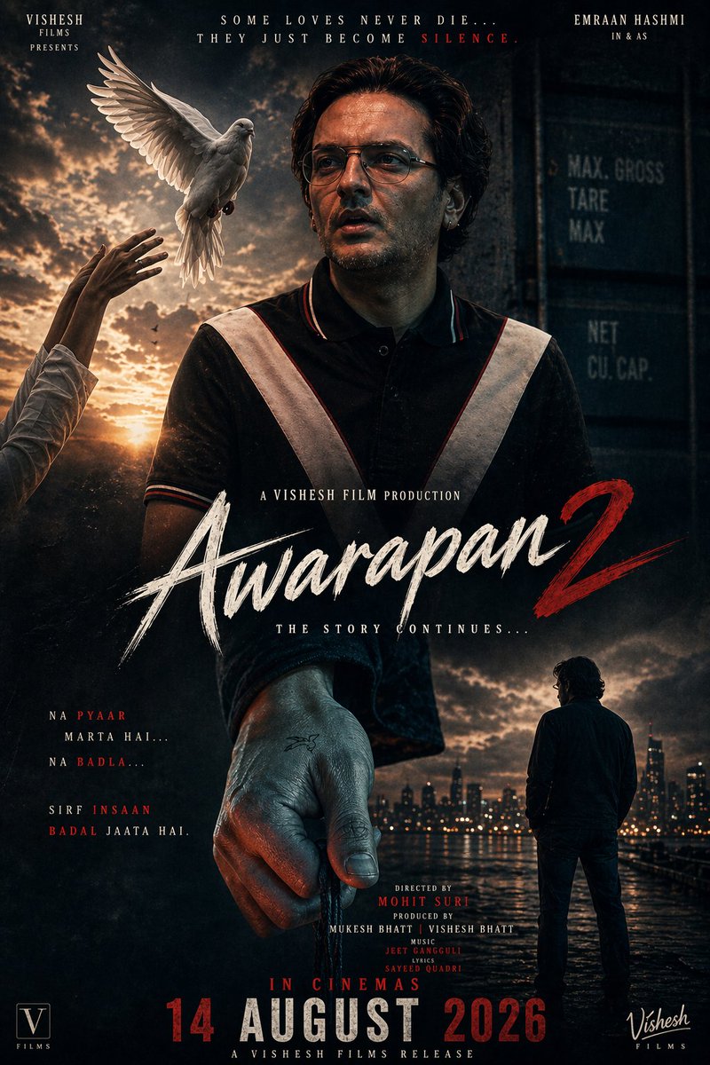 Mark The Dates 📅 14 Aug 2026..... 

See you Shivam In Cinemas ❤️ 

<a href="/emraanhashmi/">Emraan Hashmi</a> <a href="/Emraanians/">Emraanians</a>