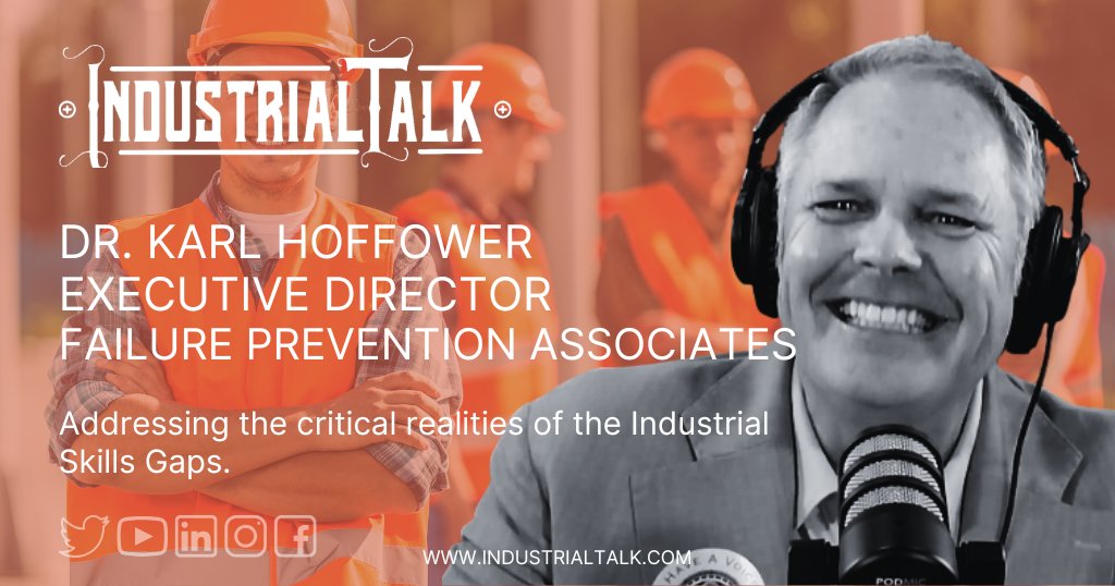 industrialtalk's tweet image. #HumanIntelligence is necessary for #AI success and your #DigitalTransformation strategy. Dr. Karl Hoffower with Failure Prevention Associates delivers wise insights at SMRP. Check out the FULL conversation HERE: industrialtalk.com/episodes/karl-…