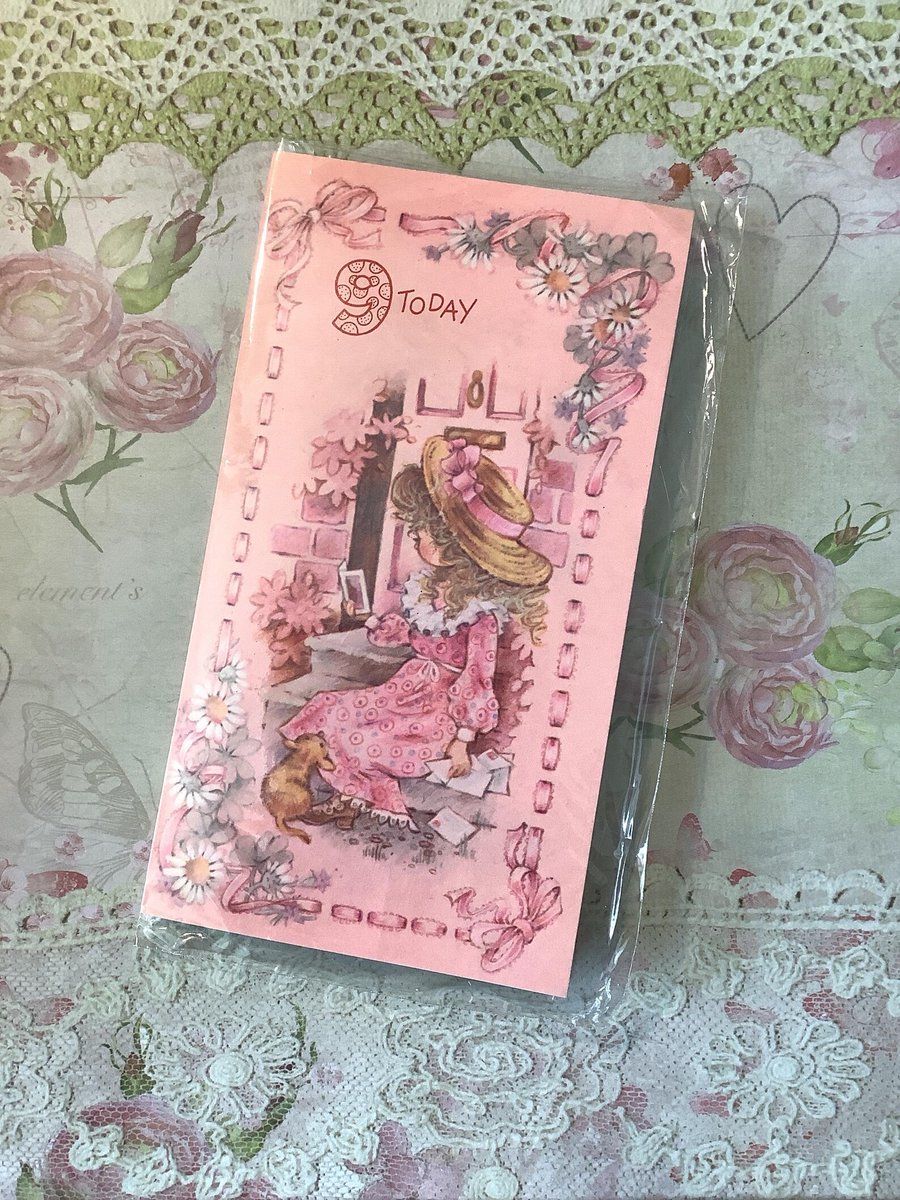 WatsonsVintage's tweet image. NEW LISTING and Only ONE Available! RARE Vintage Circa 1970s '9 Today' Birthday Card - Cute Holly Hobbie Style Girl, Cat and Floral Design - Sweet Greeting Inside - Traditional etsy.me/4tkiI6Z via @Etsy #VintageCards #BirthdayCards #9thBirthday #HollyHobbie #70snostalgia