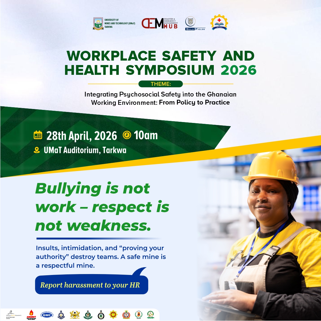 DEMHub_umat's tweet photo. Respect builds stronger teams. 💪🏽
Bullying has no place in a safe workplace.
Speak up. Stand up. Stay safe.
#UMaTForSafety #DEMHuBForSafety #GoldFieldsForSafety #WorldDayForSafetyAndHealth https://t.co/GpQ0xOJC00