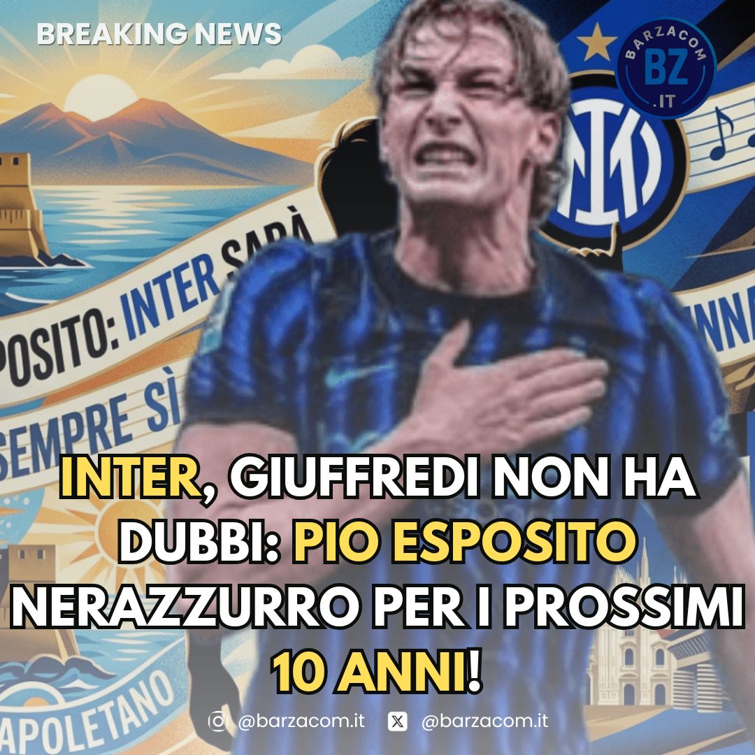 barzacom_'s tweet image. Pio #Esposito #Inter, Giuffredi non ha dubbi: in nerazzurro per i prossimi 10 anni! 

Tutti i dettagli su barzacom.it 

Entra nel gruppo Telegram: buff.ly/V4mQIcw 📲

buff.ly/jmihJOA barzacom.it
