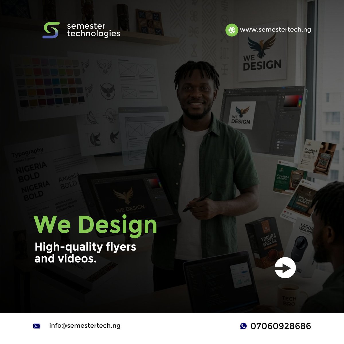 semestertech's tweet image. Outsourcing your digital presence to Semester Tech means more time for your executive tasks and better visibility for your brand.

#SMM #BusinessGrowth #DigitalMarketing #SemesterTech