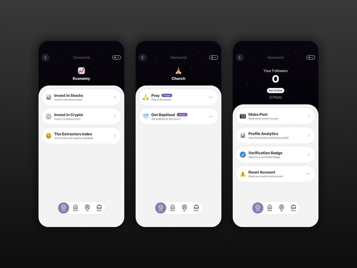 AdamrMurdoch's tweet photo. 24 screenshots of the Genworld release build! The rest are in the comments 😩. https://t.co/Zet2PX5xci