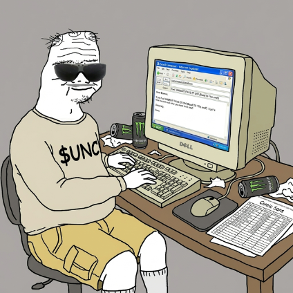been coping long enough now, let's see if an $unc can run it back with his last 100 bucks
