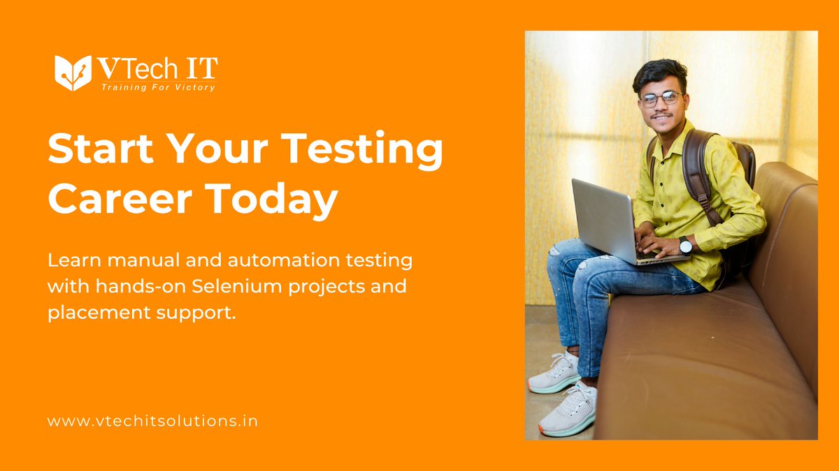 vtech_solution's tweet image. Become a job-ready QA professional. Master software testing with real-time projects, Selenium practice, and expert guidance. Enroll now to secure your spot in the high-growth testing domain!

vtechitsolutions.in/automation-tes…

#SoftwareTesting #Selenium #QA #VTechIT