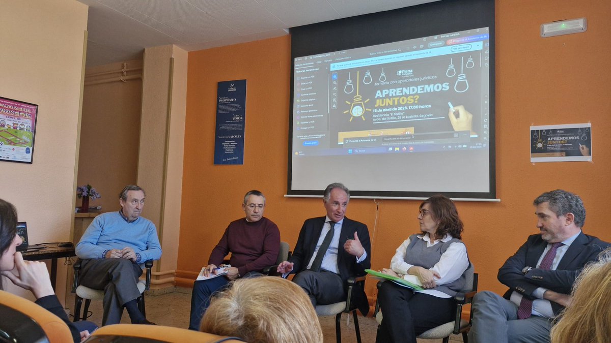 Apadefim's tweet photo. 📸 Imágenes de la Jornada de Operadores Jurídicos celebrada en la Residencia El Sotillo de @FPersonas #Segovia.

Un espacio de encuentro y aprendizaje entre profesionales del ámbito jurídico.

Gracias a todas las personas participantes 👏
#JornadaJurídica #diversidad https://t.co/IqYarwLbMJ
