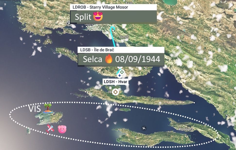 AvionChibi's tweet image. MSFS2024✈アドリア海NO.137
ホルムズ海峡を連想させられマシタ🧐
🇭🇷&amp;lt;ブラチ海峡の支配権&amp;gt;を死守すべくナチ軍が立てこもったBrač島🏝&amp;amp;周辺浮島フライト🤩🐬😍#ベルーガXL #BelugaXL 🇭🇷パルチザン&amp;amp;同盟国勝利👏
退却時は破壊火付けがデフォ🇩🇪😑三日三晩🔥