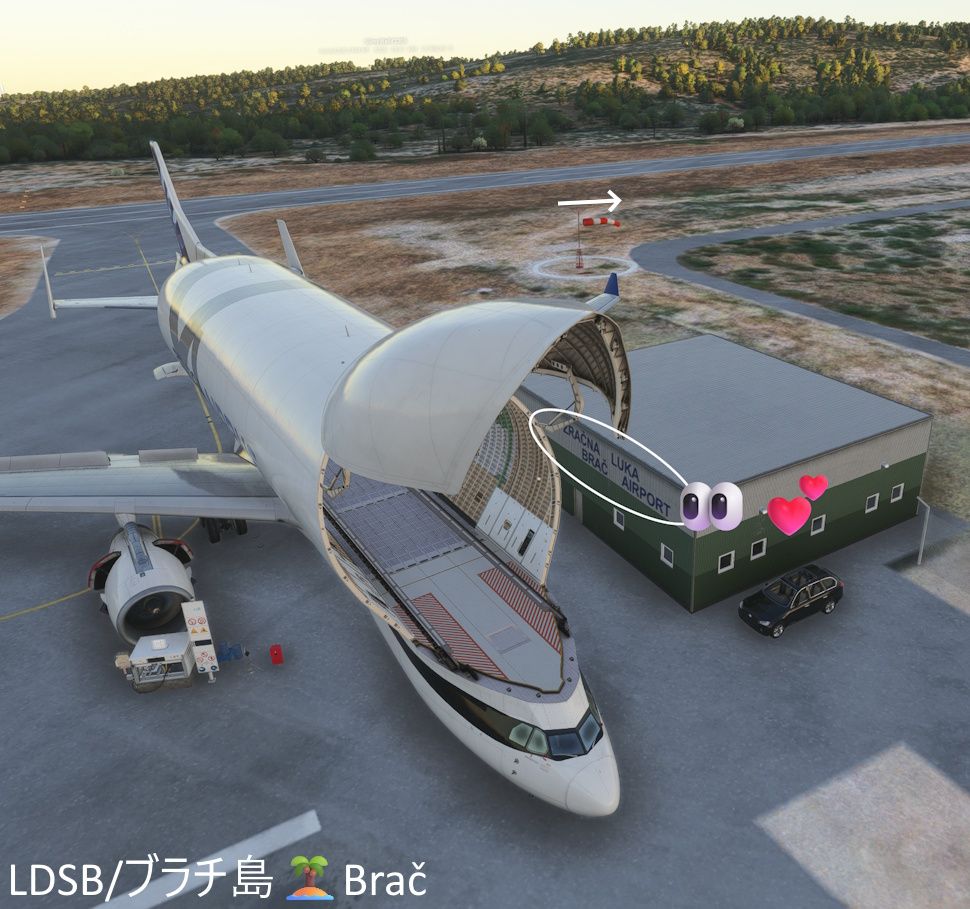 AvionChibi's tweet image. MSFS2024✈アドリア海NO.137
ホルムズ海峡を連想させられマシタ🧐
🇭🇷&amp;lt;ブラチ海峡の支配権&amp;gt;を死守すべくナチ軍が立てこもったBrač島🏝&amp;amp;周辺浮島フライト🤩🐬😍#ベルーガXL #BelugaXL 🇭🇷パルチザン&amp;amp;同盟国勝利👏
退却時は破壊火付けがデフォ🇩🇪😑三日三晩🔥