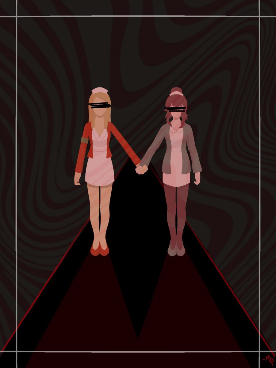countcarbon's tweet photo. come with me to the end of the world (nurse belongs to @BanetteDoodles ❤️) #silenthill #lisagarland https://t.co/Vc2aVIwZrO