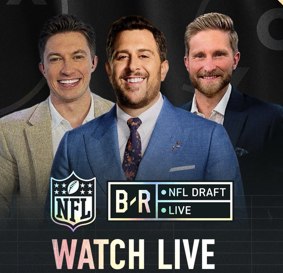 The rumors are true

NIGHT 2 of the NFL Draft I'll be live with <a href="/TampaBayTre/">Trevor Sikkema</a> and <a href="/AdamLefkoe/">Adam Lefkoe</a> for <a href="/BleacherReport/">Bleacher Report</a> 

DAY 3 is the <a href="/NFLSEshow/">NFL Stock Exchange</a> takeover

Covering every single pick...watch on YouTube or the B/R app